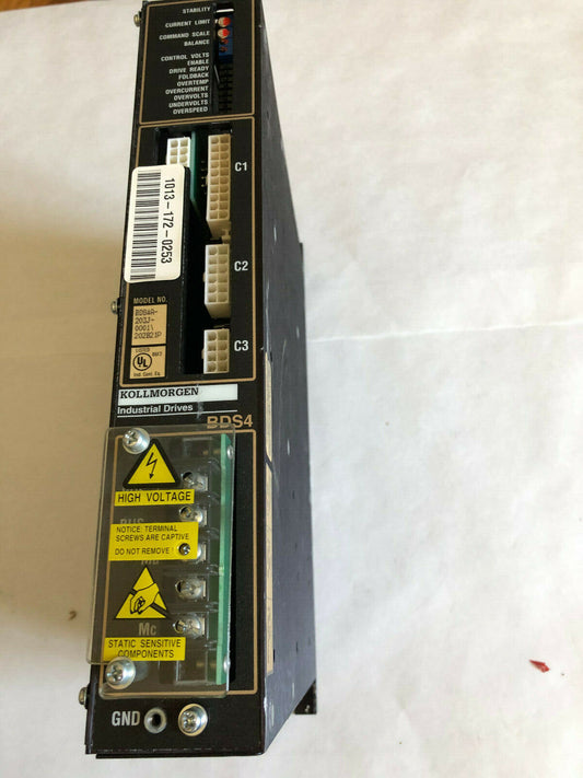 Kollmorgen Bds4a-203J-0001-202B21p,Bds4,310Vdc/4.5Amp In 230Vac/3Amp,Bh