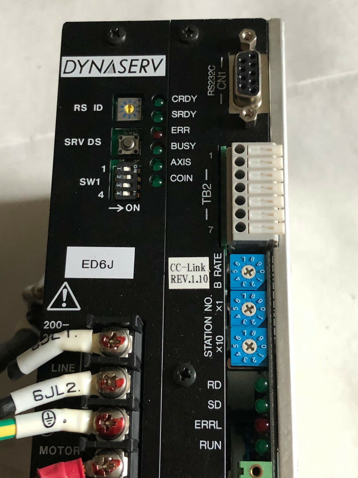 Yokogawa Ub5c-015N-1Ab Dynaserv Dd Servo Actuator Drive,200-230Vac,Di