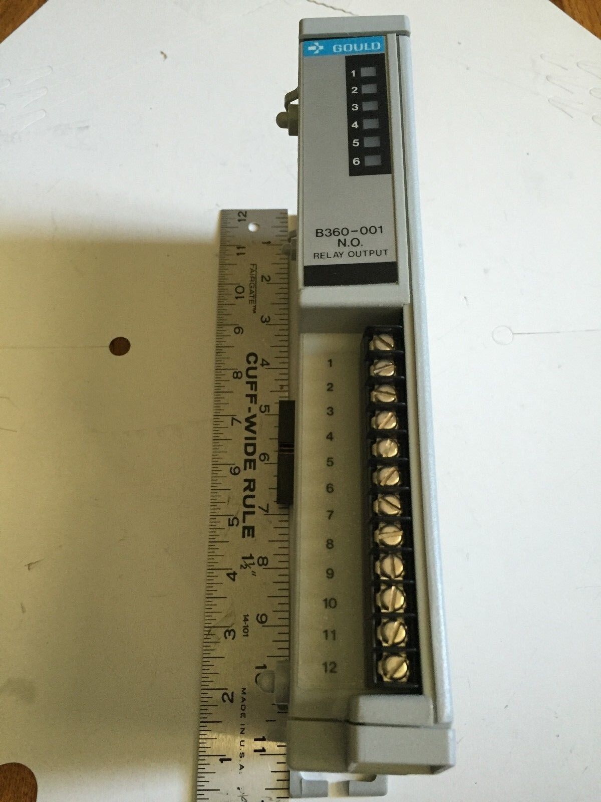 Gould B360-001 N.O. Realy Output Module 6Point Relay Asb360001,Ba