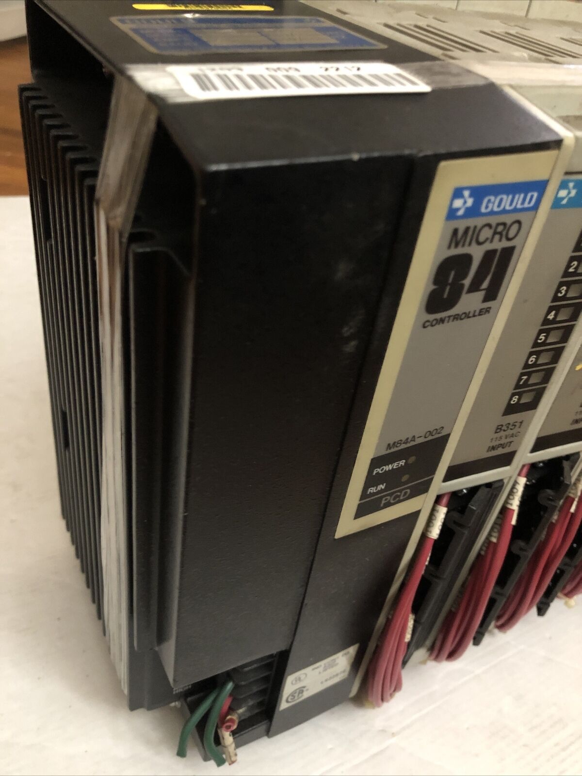 Gould As-M84a-002 Plc System Micro 84 Cpu,I/O's,B351,B350,Cu