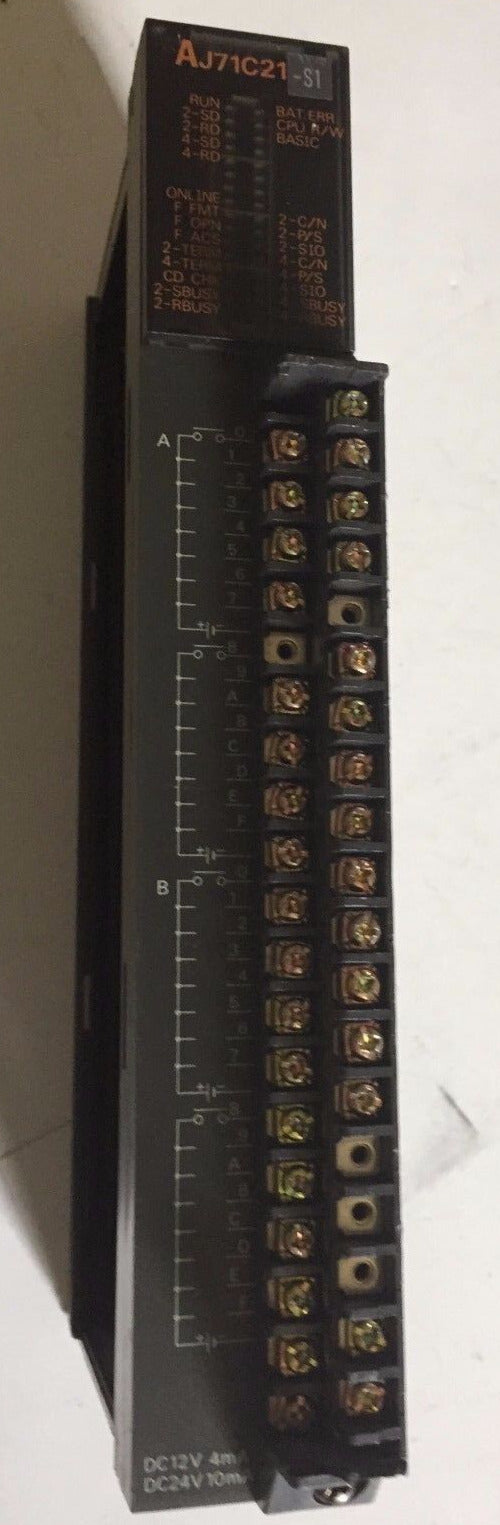 Mitsubishi Aj71c21-S1 Terminal Interface Module Melsec Aj71c21,Bf
