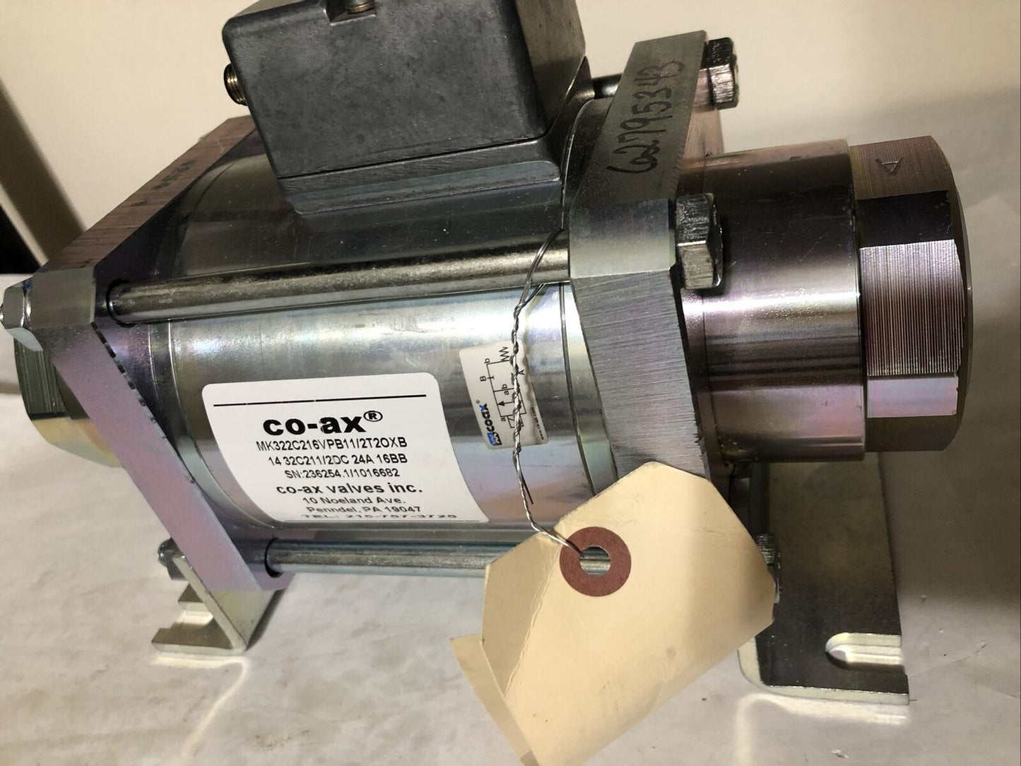 Co-Ax Mk 32 Nc Emulsion Solenoid Valve,1-1/2" Npt,Mk322c216vpb11/2T2oxb,Bq