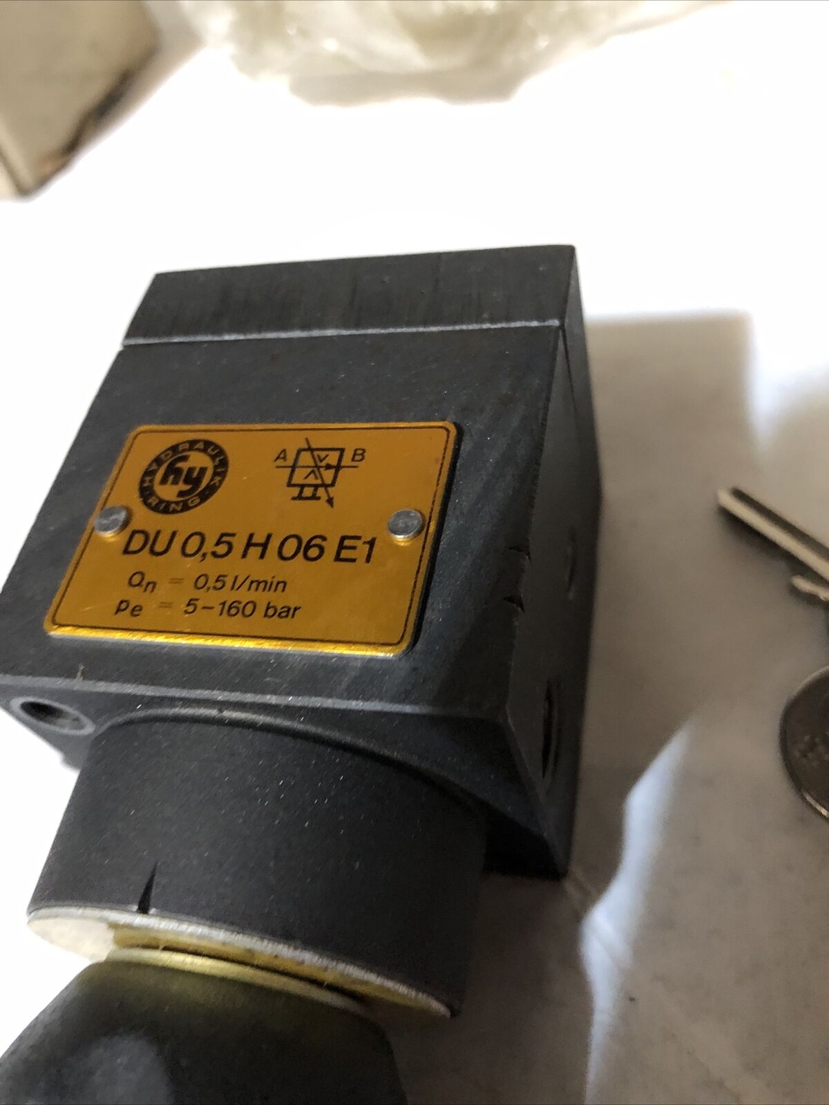 New Hydraulik Ring Du 0,5 H 06 E1,Hy Hydraulik Ring Du 0,5 H Lockout Valve,Br