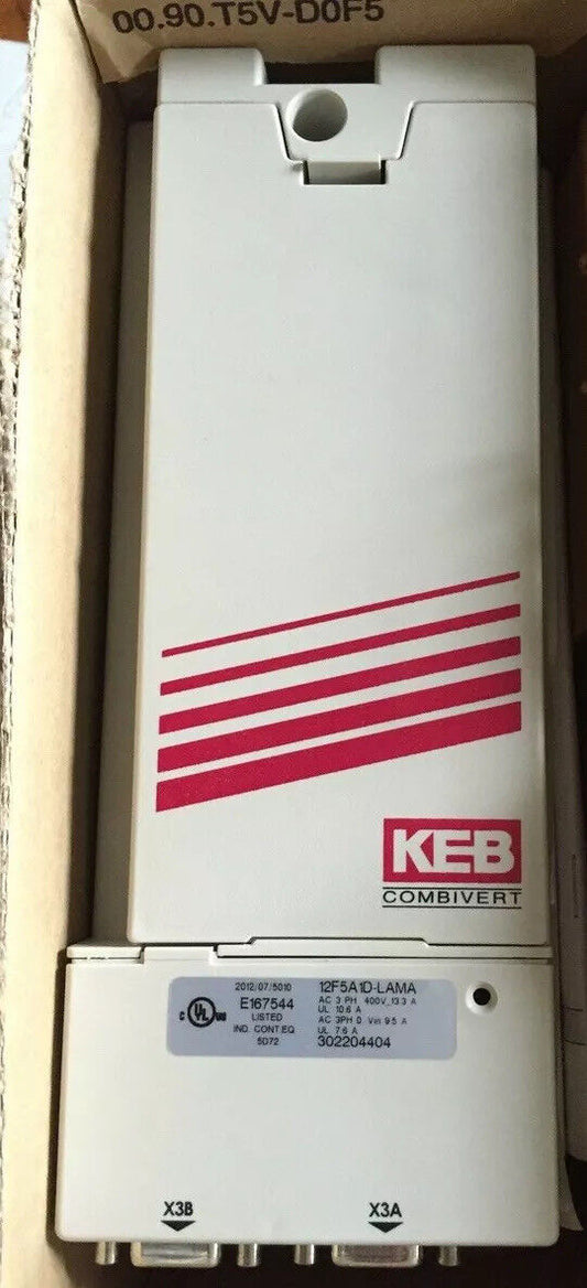 New Keb 12F5a1d-Lama Combivert F5 Drive  Power 6,6Kva Ac 5.0Hp 2/4P,Dg