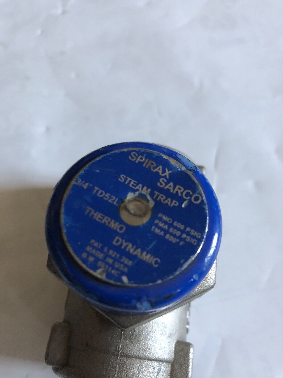 New 3/4" Td52l Spirax Sarco,B.M. 59314C Cool-Blue Thermo-Dynamic Steam Trap,Aa