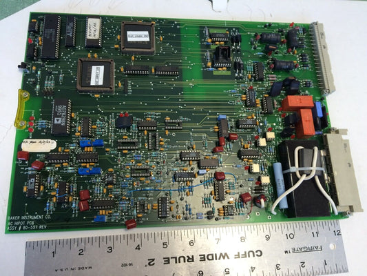 Baker Instrument 80-557 Rev Cnc Ast-Power Ac Hipot Pcb Board,Fe