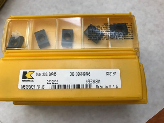 Lot 50 Kennametal Dwg 326180R05,9Ze6388d1, Carbide Inserts Kc915m,Ej,Es