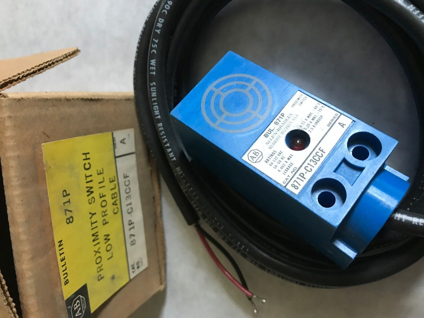 New Allen Bradley 871P-C13ccf A Low Profile Proximity Switch,Bul 871P,Bx