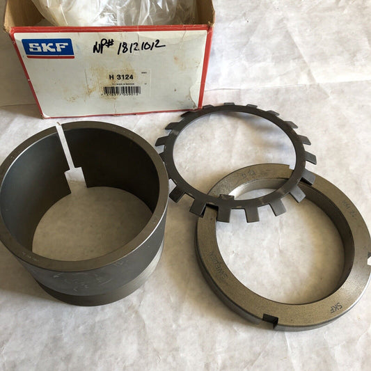 Skf H-3124 Adapter Sleeve W/H 3124 Lock Nut Locking Device 110Mm,Skf D29 Km24,Bt