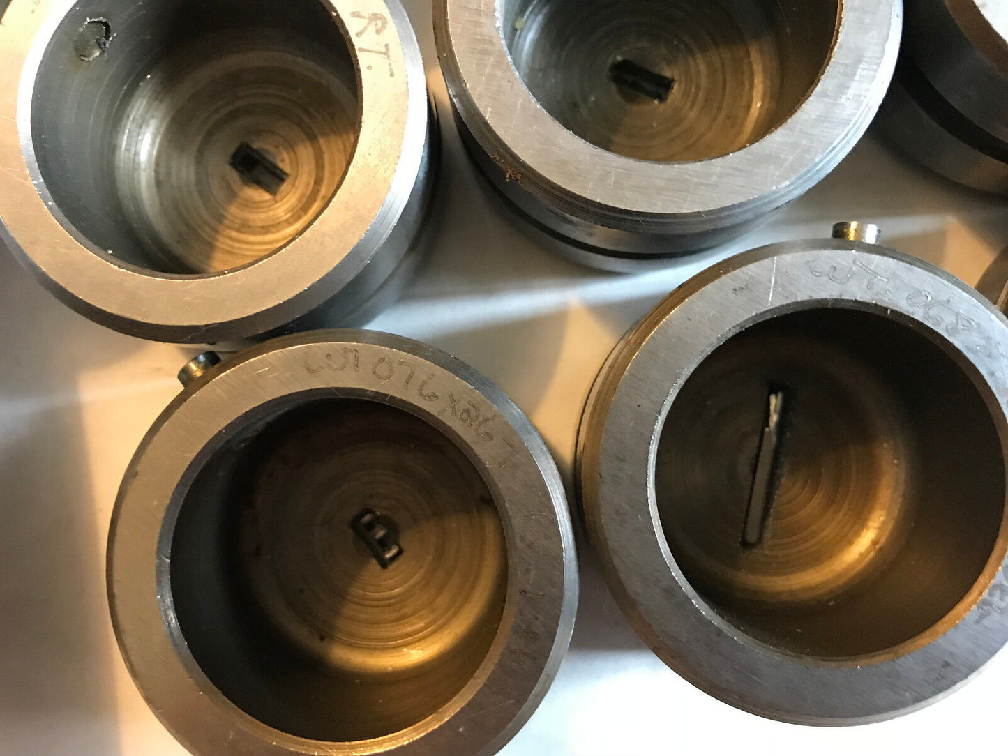 Lot 3 Sets Wilson Thin Rectangle Punches & Dies Wt .062X.750,.080X.18,.076,Ad