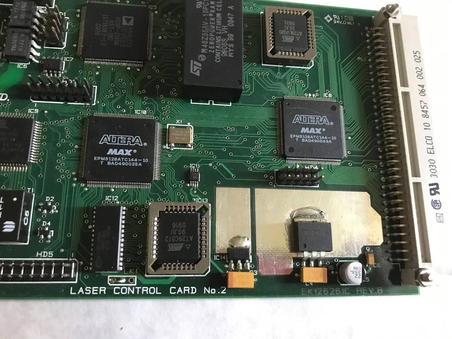 Gsi Lumonics Ek126261c Rev.B ,Gsi Laser Control Card No.2,Bx