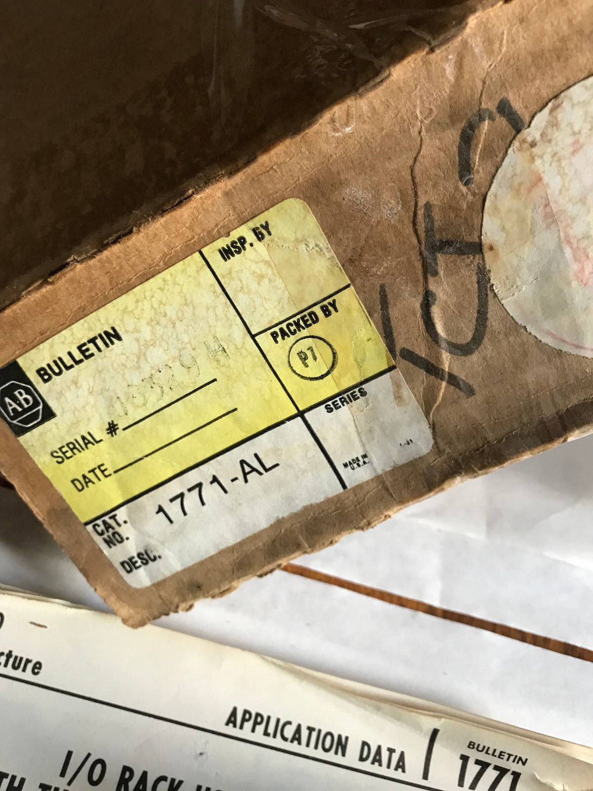 New A-B Allen-Bradley 1771-Al I/O Adapter Module Plc-2 I/O Adapter,Sh