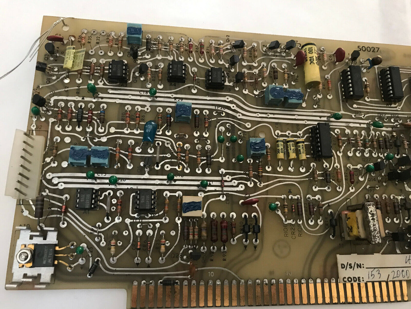 Pti Controls Pti 50027 Control Board,Sn