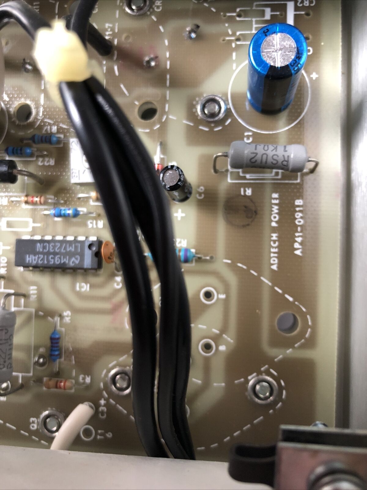 New Ap Adtech Ue24-7U Solid State Dc Power Supply, 24Vdc @ 7A,Ap41-091B,Fl