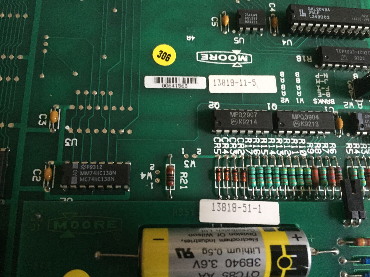 Moore 13818-11-5,13818-51-1 Board,Cr