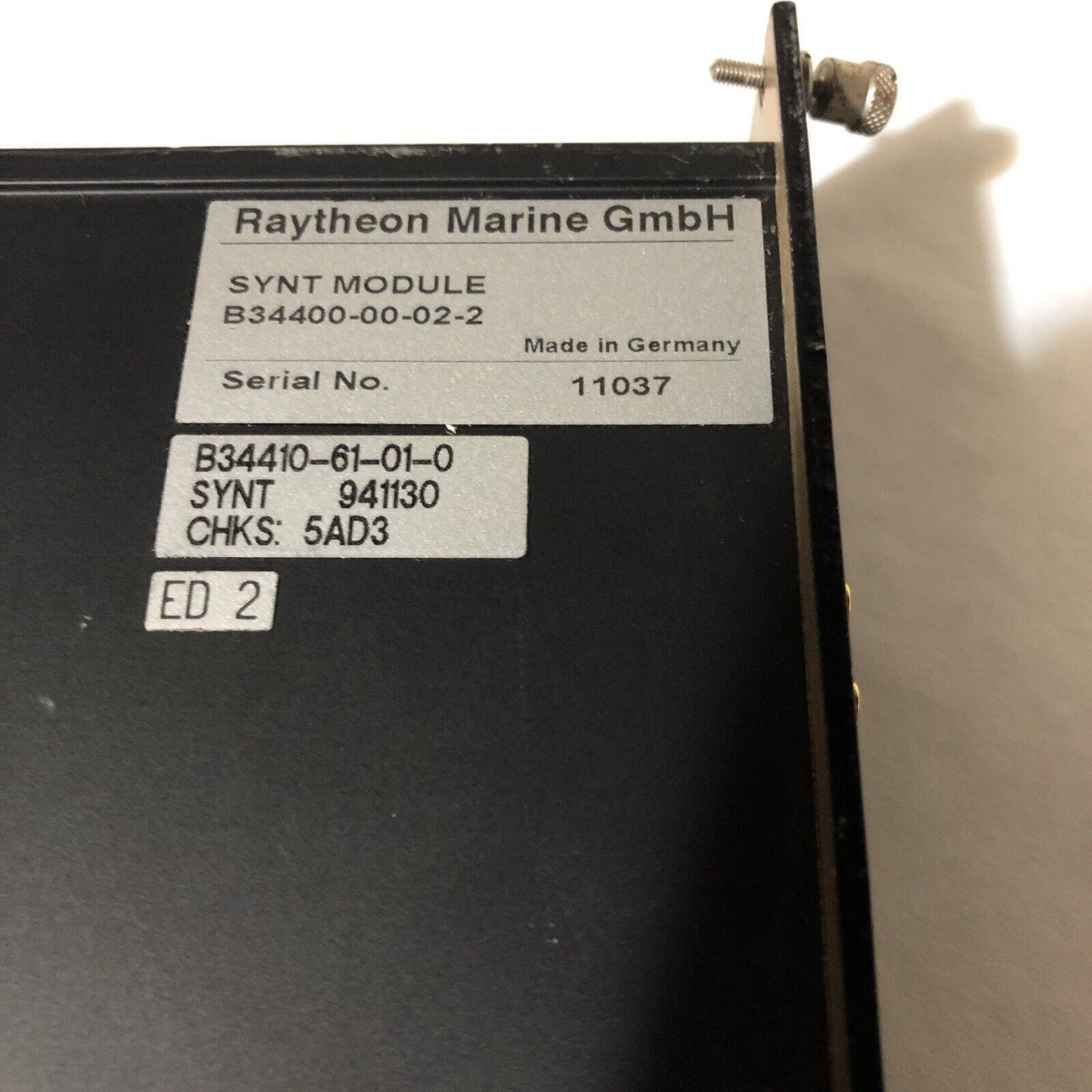 Raytheon B34400 Freq. Synt. Module Frequency Synthesizer B34400-00-02-2,Bz