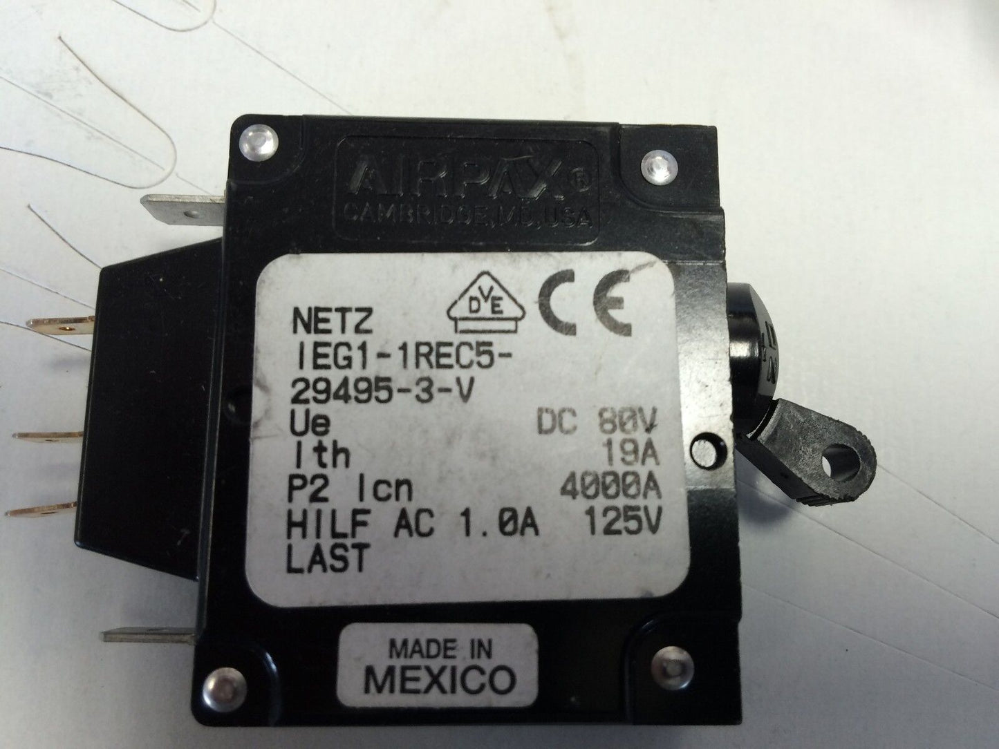 New Lot 3 Airpax Ieg1-1Rec5-29495-3-V ,Ieg11rec5  294953V,Bz