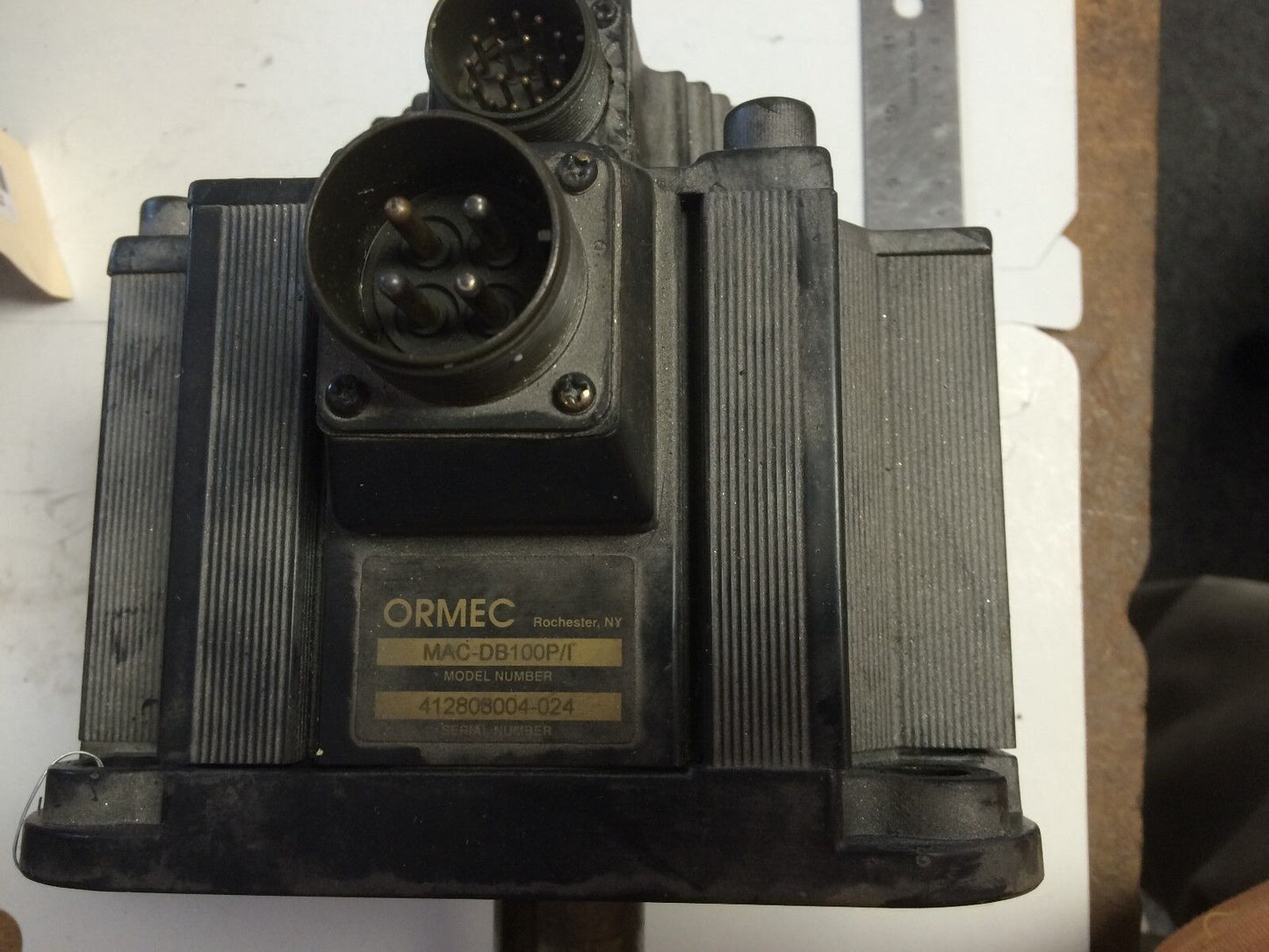 Ormec Mac-Db100p/I Ac,Mac-Db100p/1 Servo Motor Shaft 35Mm X 76Mm,Mac Db100 Pi,Dj