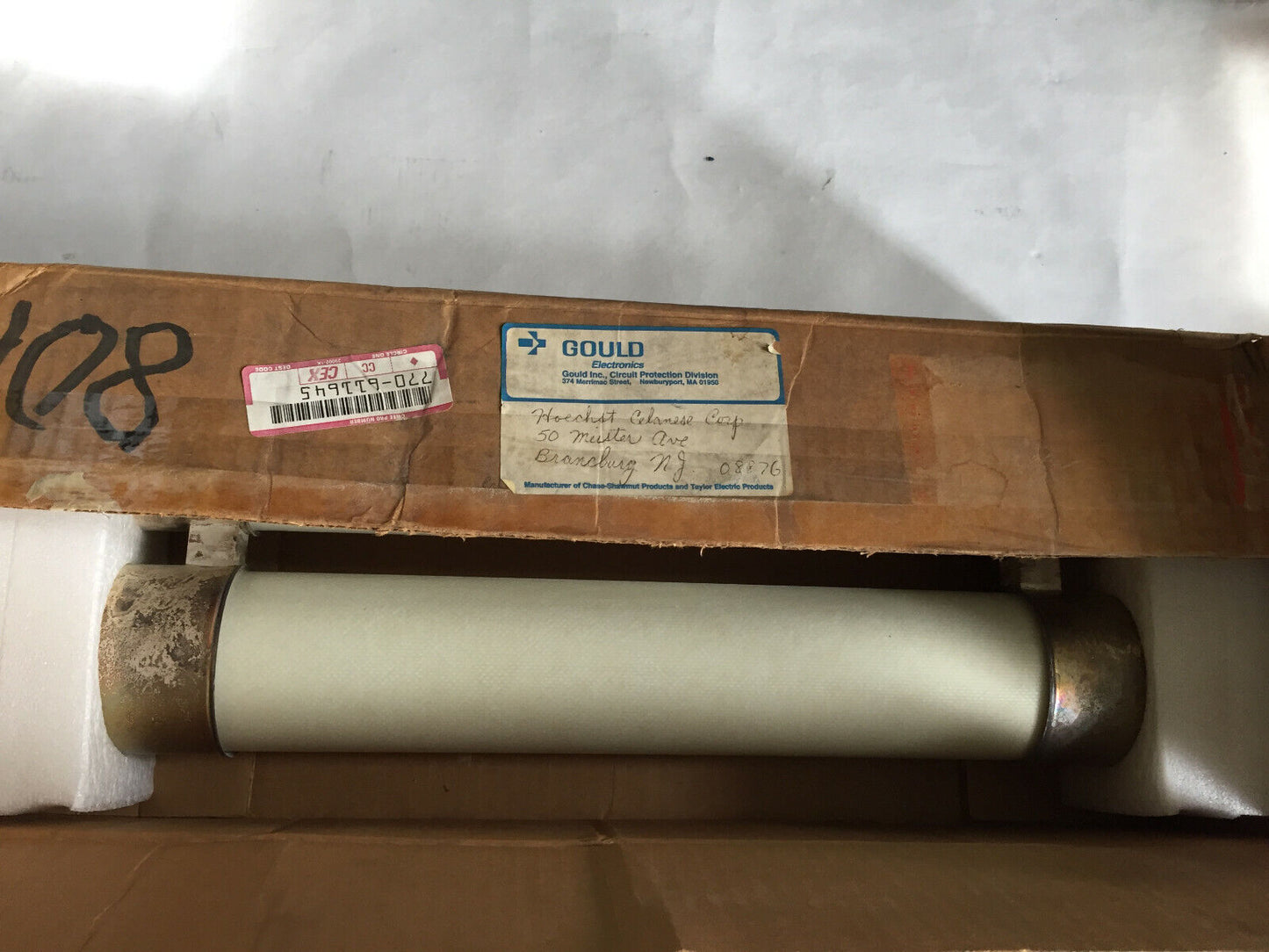 New Gould A1550x80e-1 Limiting Power Fuse,Cs-3, 3,621,433, 80E Amps 15.5Kv,Sl