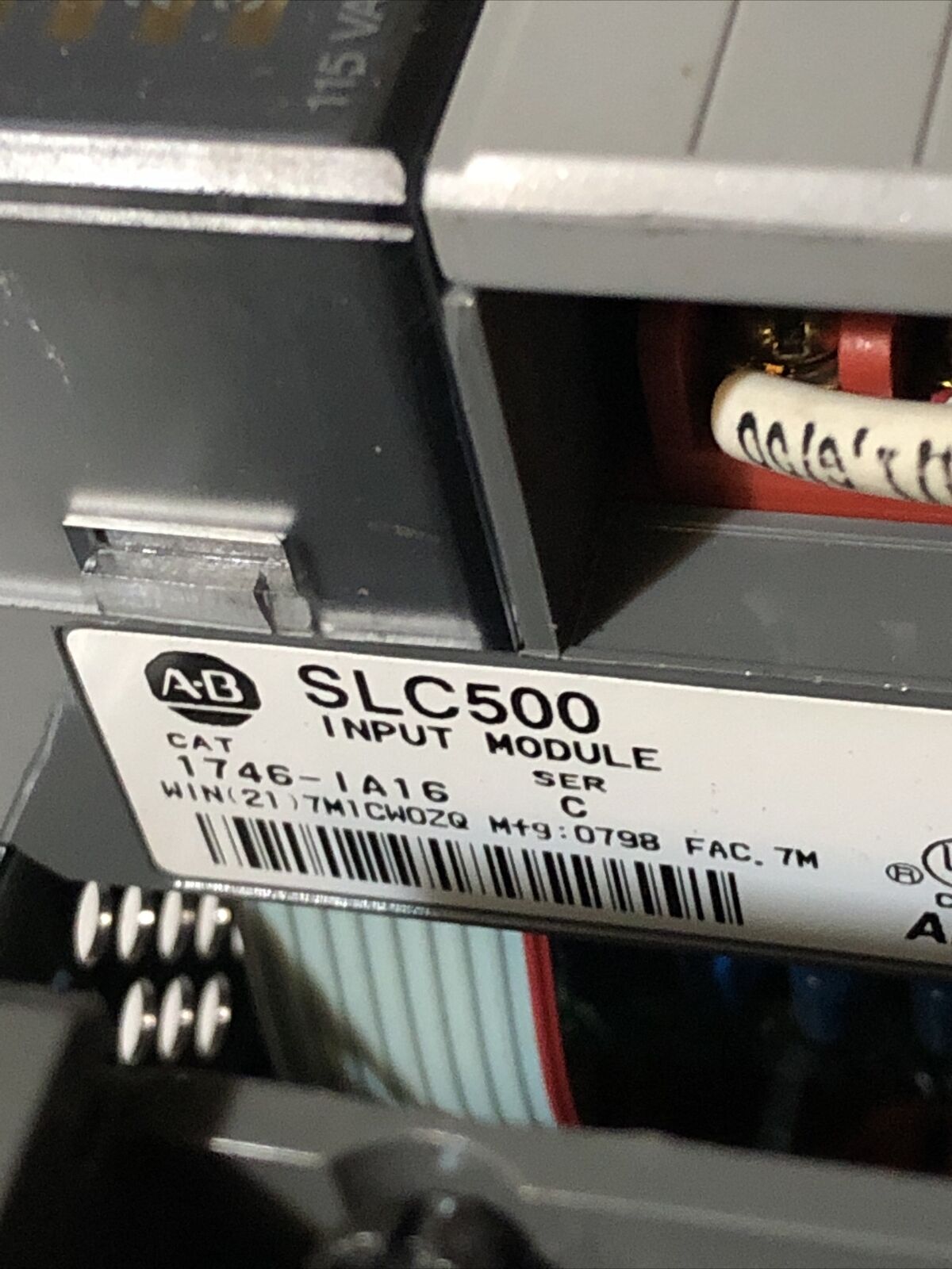 Allen Bradley Slc-500 Plc 1746-A7,1746-P4,1746-Oa16,1746-Ob16,1746-Ib16,Bu