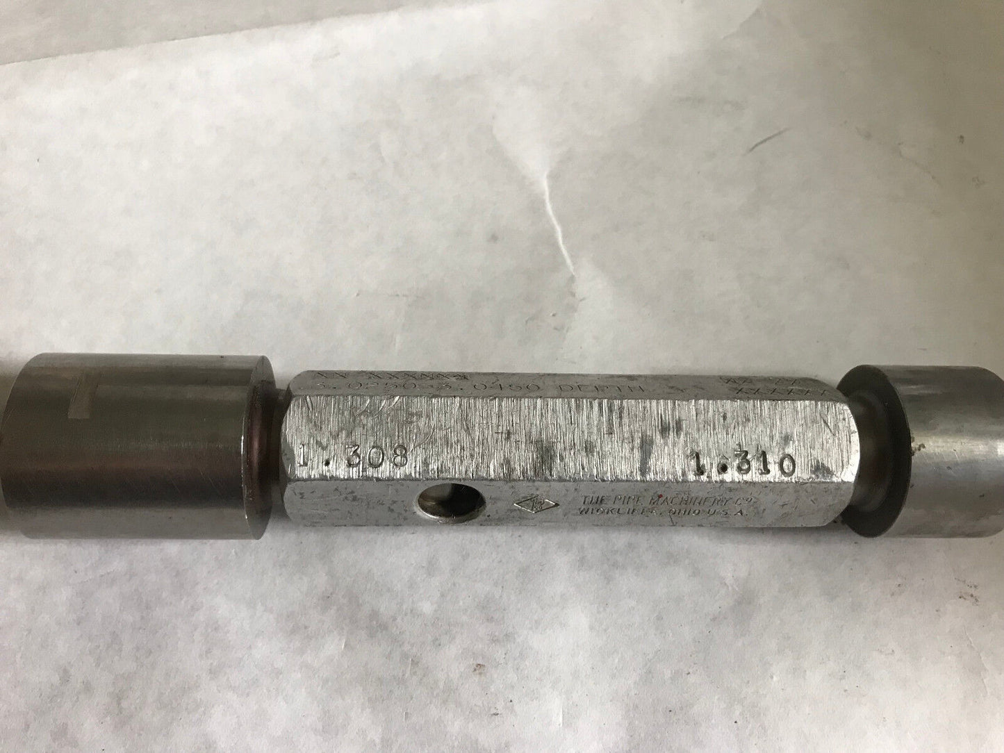 The Pipe Machinery Inspection Gage Go Not Go Plug Gage 1.308 1.310,Et