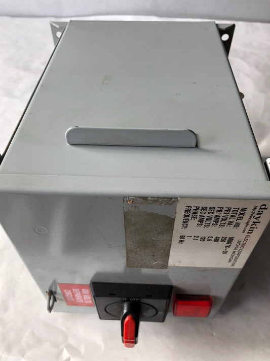 Mdgtc-09 Daykin Transformer 0.6Amp 250Va 480Vac 1 Phase 2.1 Amps,Av