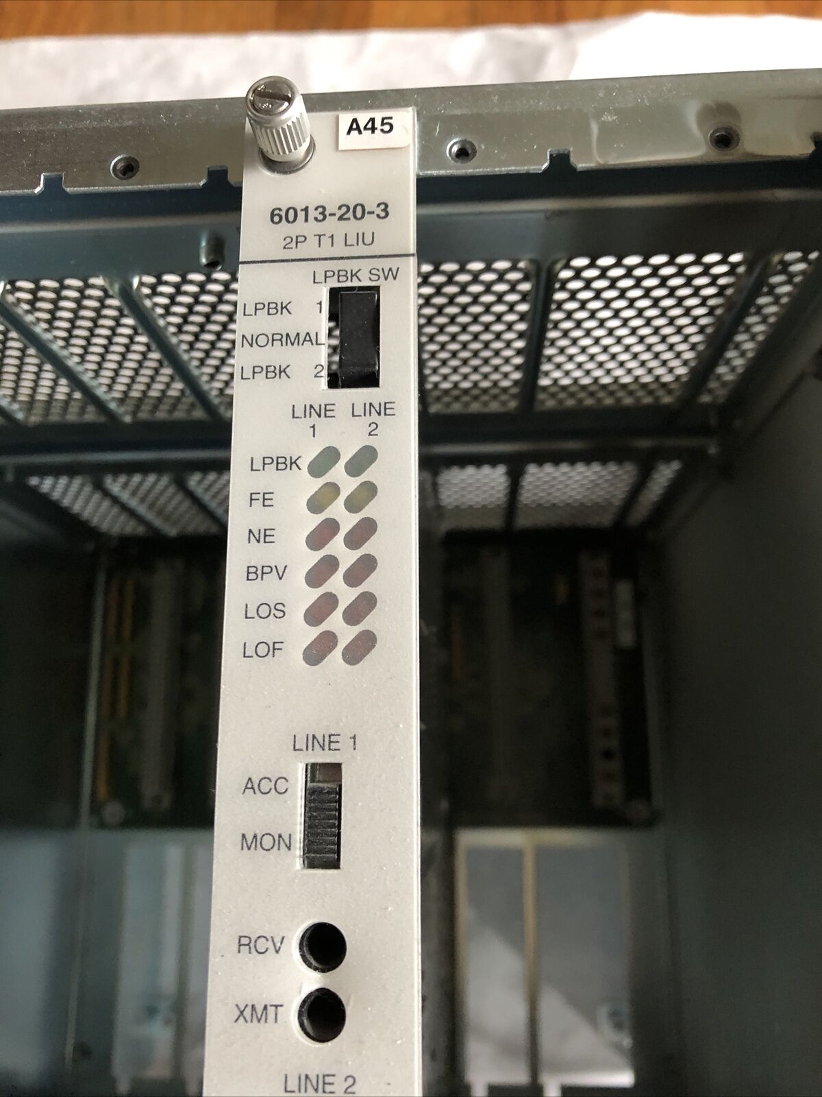 Telco Systems Access45,4500-00-2,6013-20-3,2P T1 Liu,820-Ds12-P2-036/A2,Ea