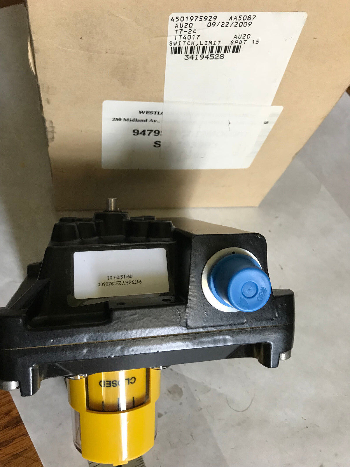 New Westlock Beacon 9479Sby2e2m0600 Valve Control Monitor/Limit Switch 500