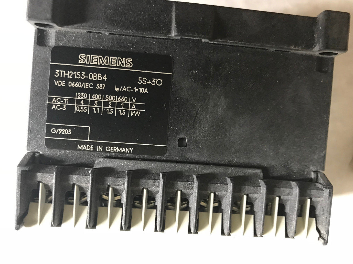 New Siemens 3Th2153-0Bb4 Control Relay 3Th2 53E,3Th2153-Obb4,Ag