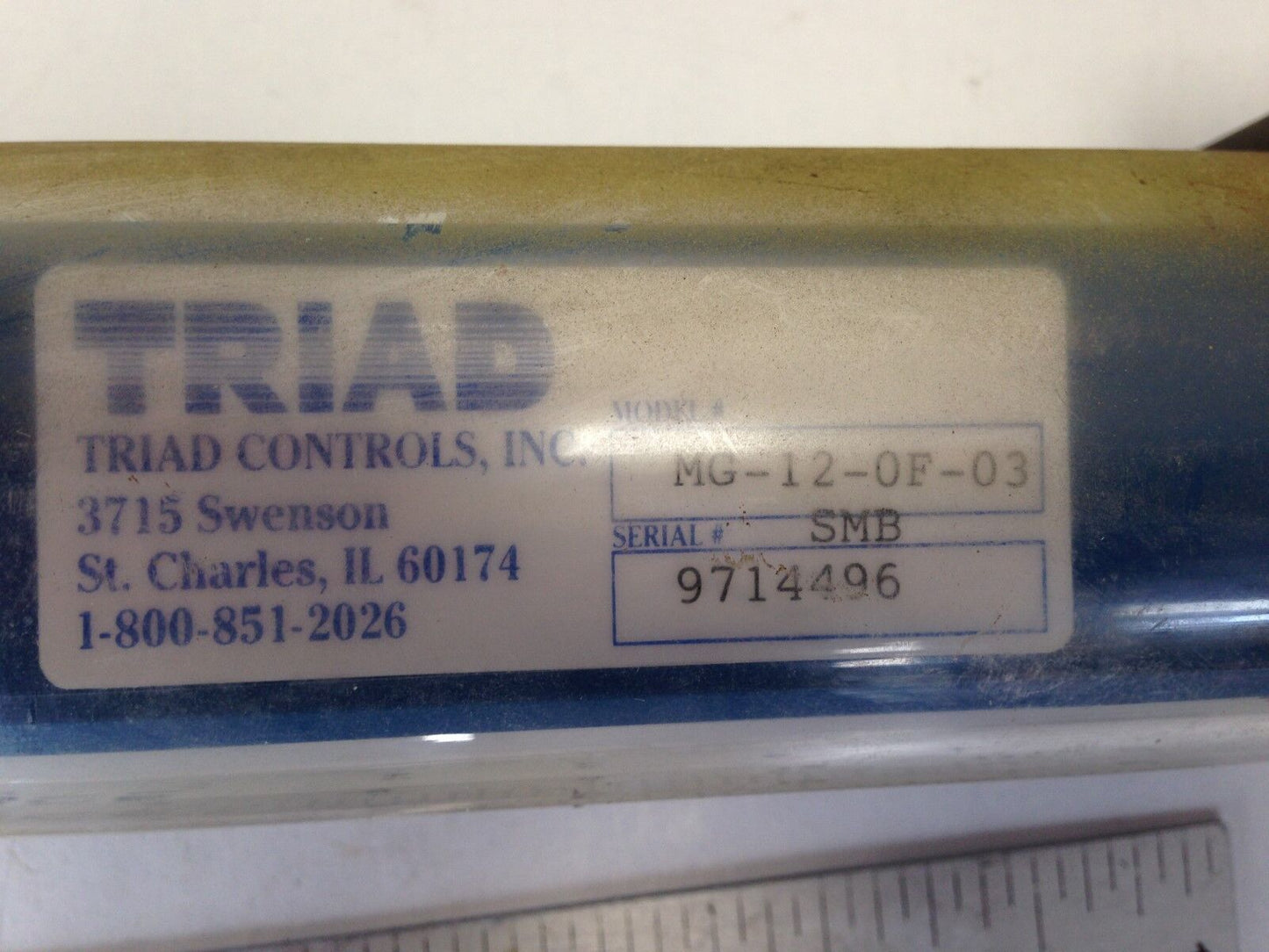 Lot Triad Mg-12-0F-03 Microguard Light Curtain Emitter, Receiver,Dl