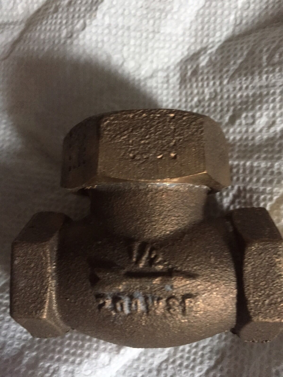 1/2" United Brass Bronze Spring Lift Check Valve,1/2 Npt United Brass Works 1/2