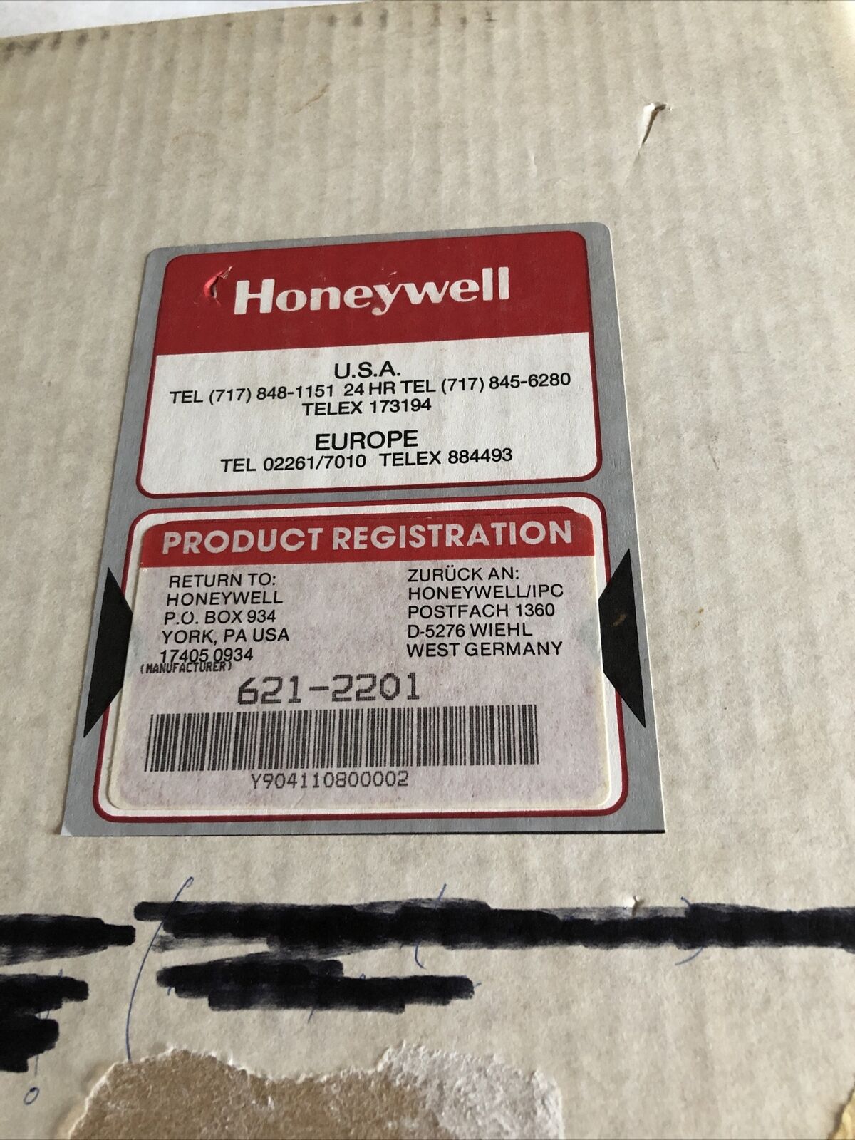 Honeywell 621-2201,056 - 0025610,621 Output Module Isolated 230Vac 6Pt,Dg,Er