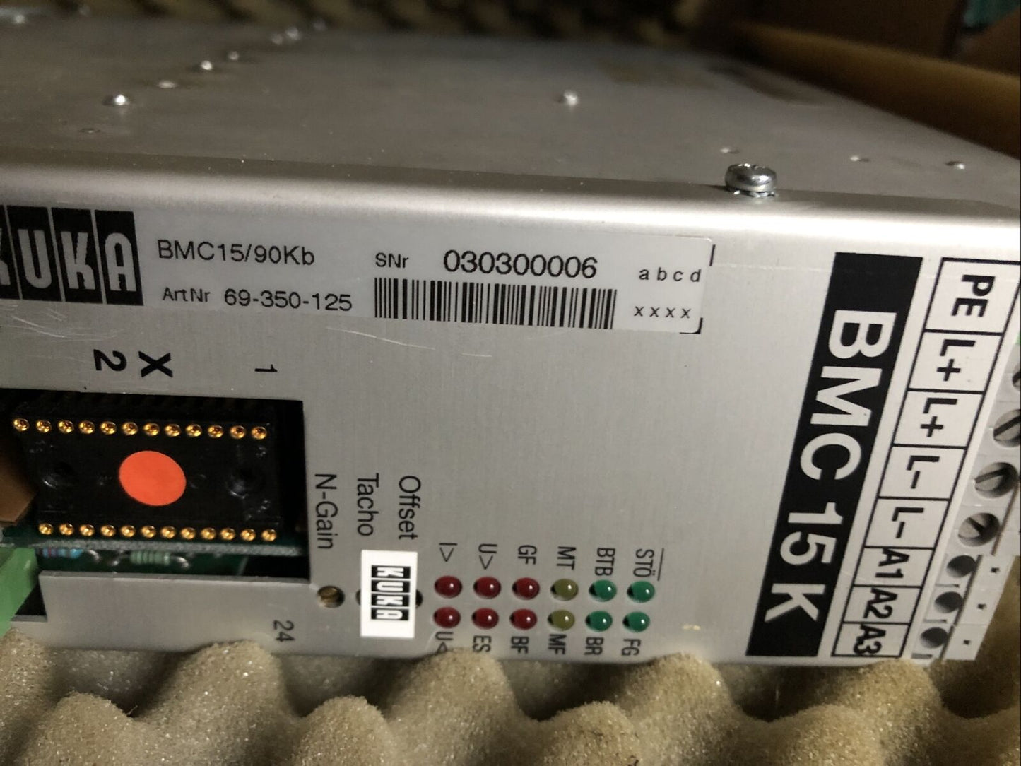 Kuka  Bmc-15/90Kb, Bmc 15 K ,69-350-125 Servo Drive,Fb,Sa