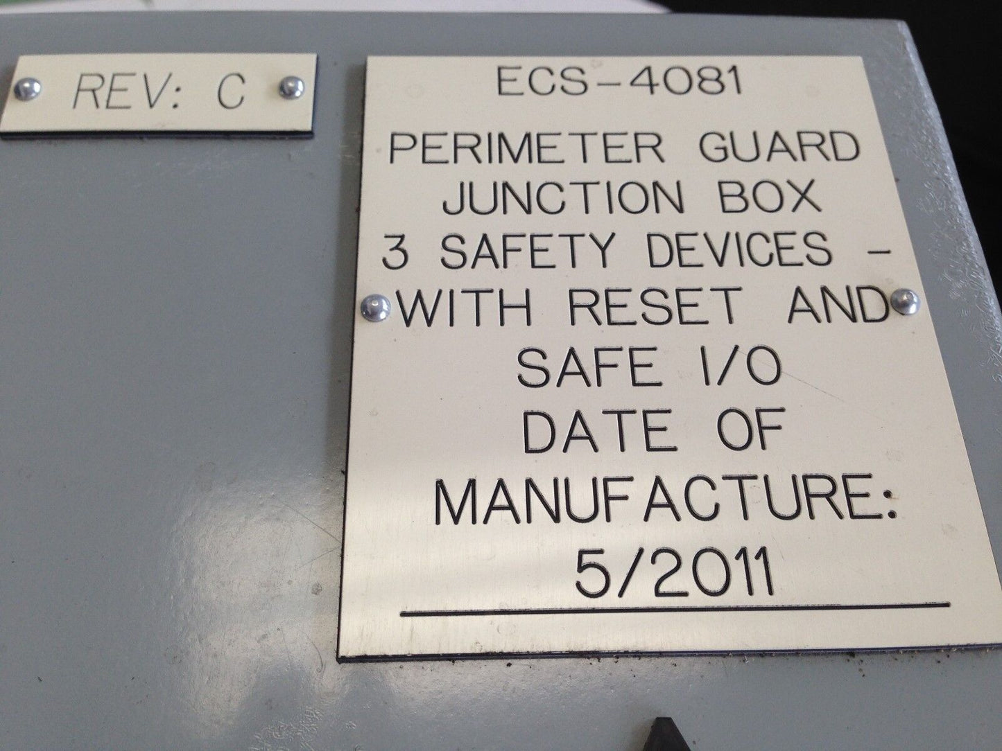 New Tdm Ecs-4081 Perimeter Guard Junction Box With Reset & Safe I/O,Fb