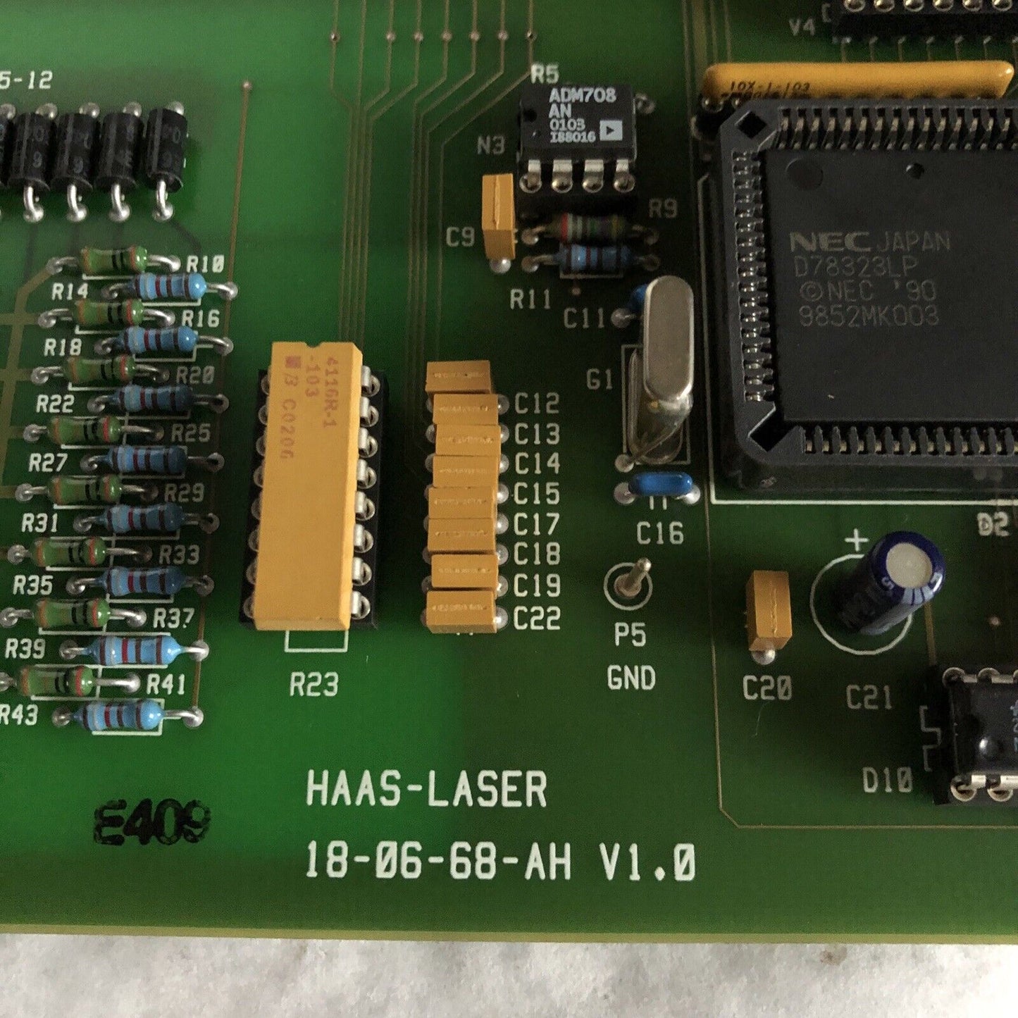 Haas-Laser Tks 18-06-68-00/C Karte Control 180668Ah Board 18-06-68-Ah V1.0,Ay