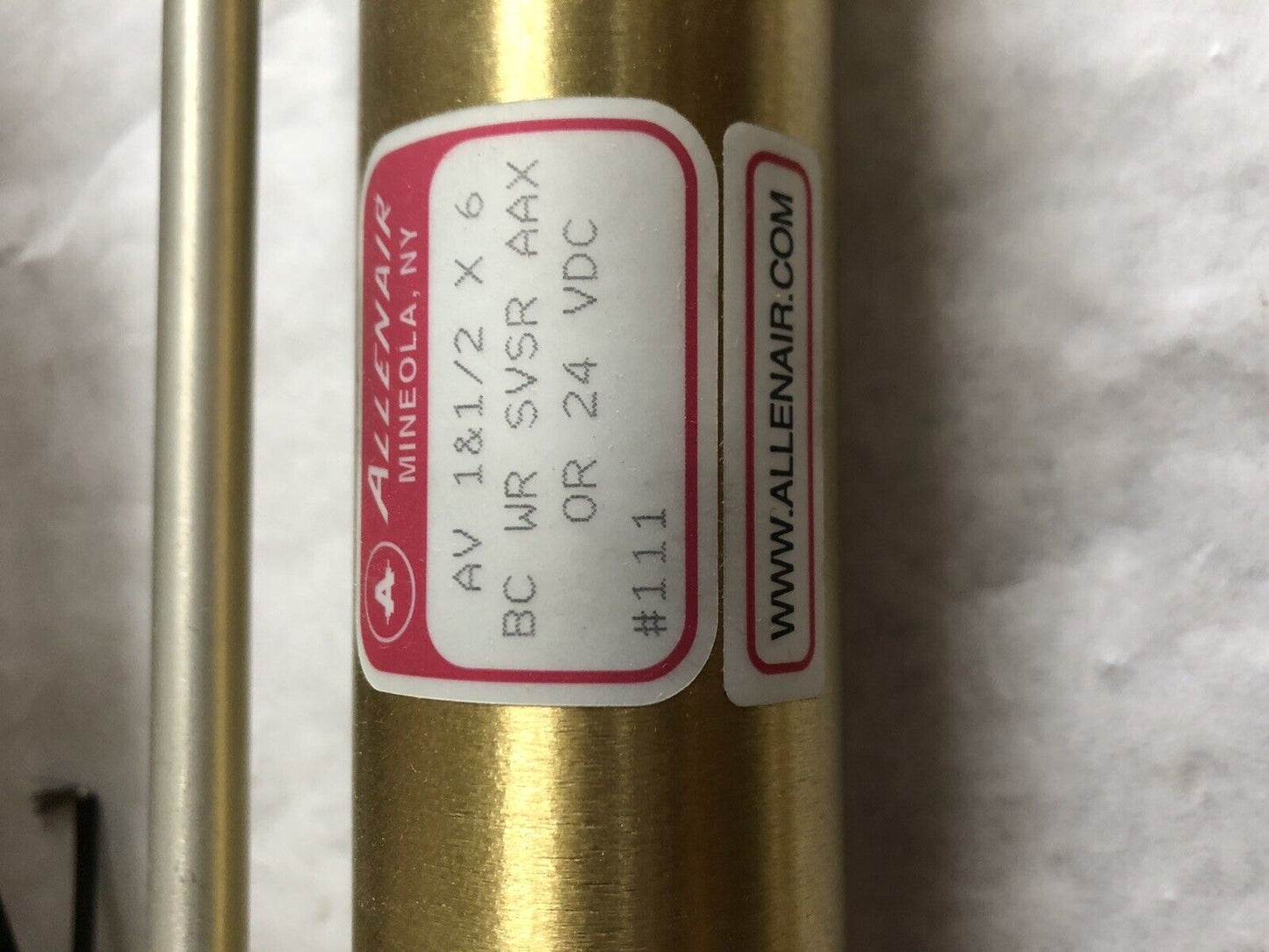 New Allenair Av 1&1/2X6 Bc Wr Svsr Aax Or 24Vdc,Epv3nc,Bcwrsvsraax Pump Valve,Aa