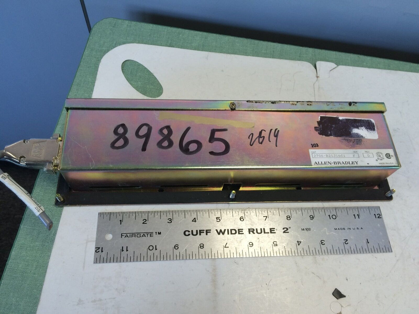 Allen Bradley 2706-B21j16c1,Dl20 Operator Interface Message Display,Bw