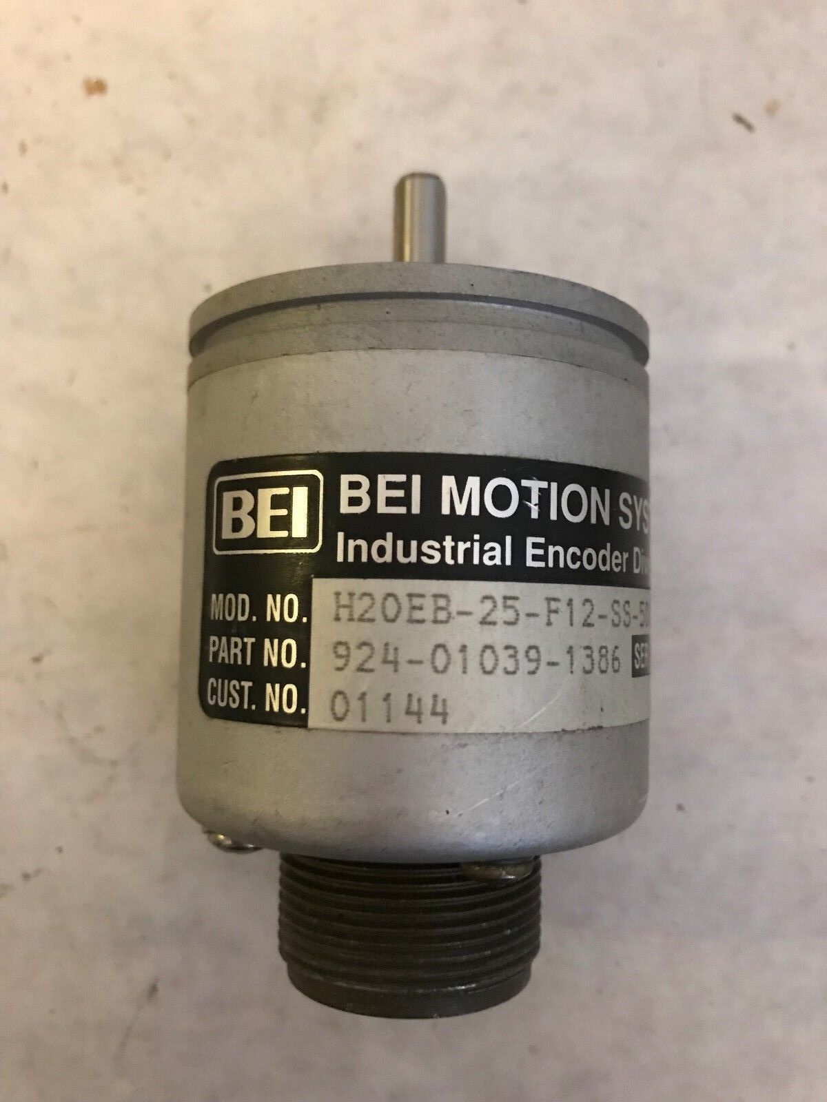 Bei Motion Systems H20eb-25-F12-Ss-500 Rotary Encoder, Ek