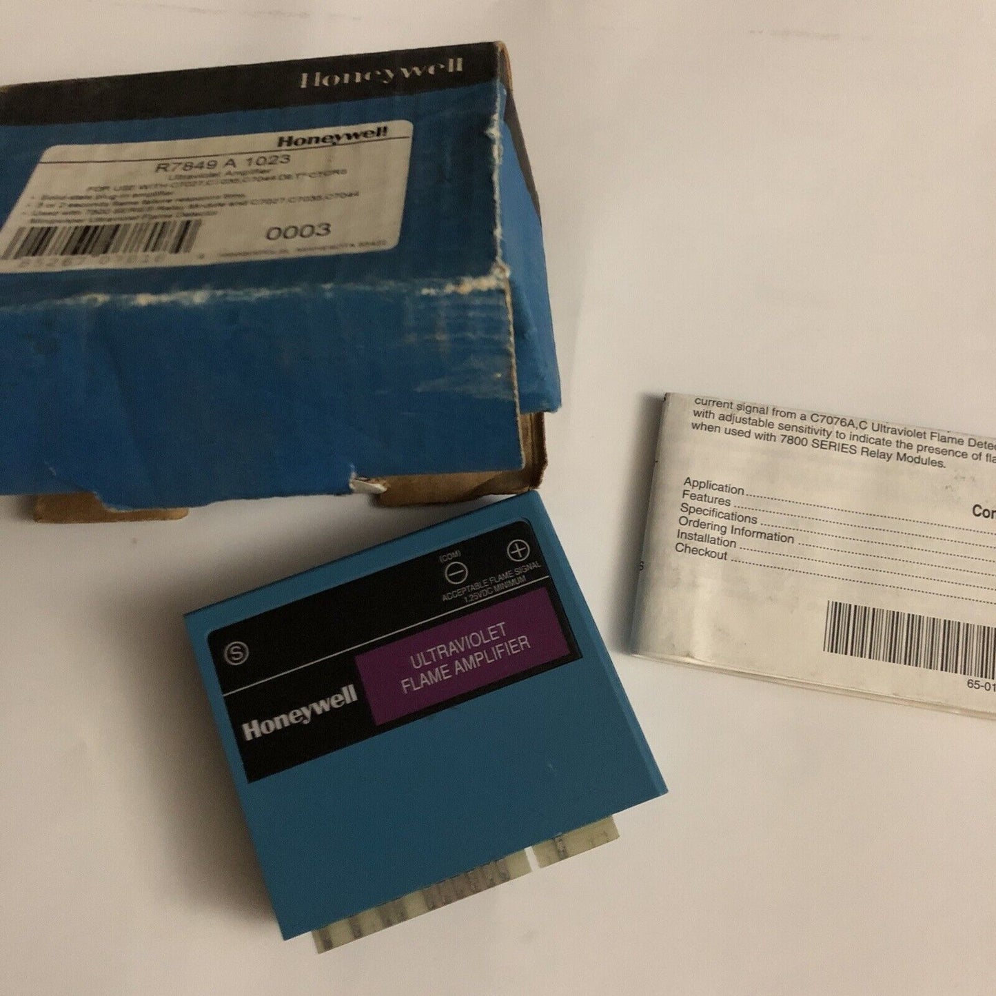 Honeywell R7849a1023 Ultraviolet Flame Amplifier (Excellent Condition),Ec