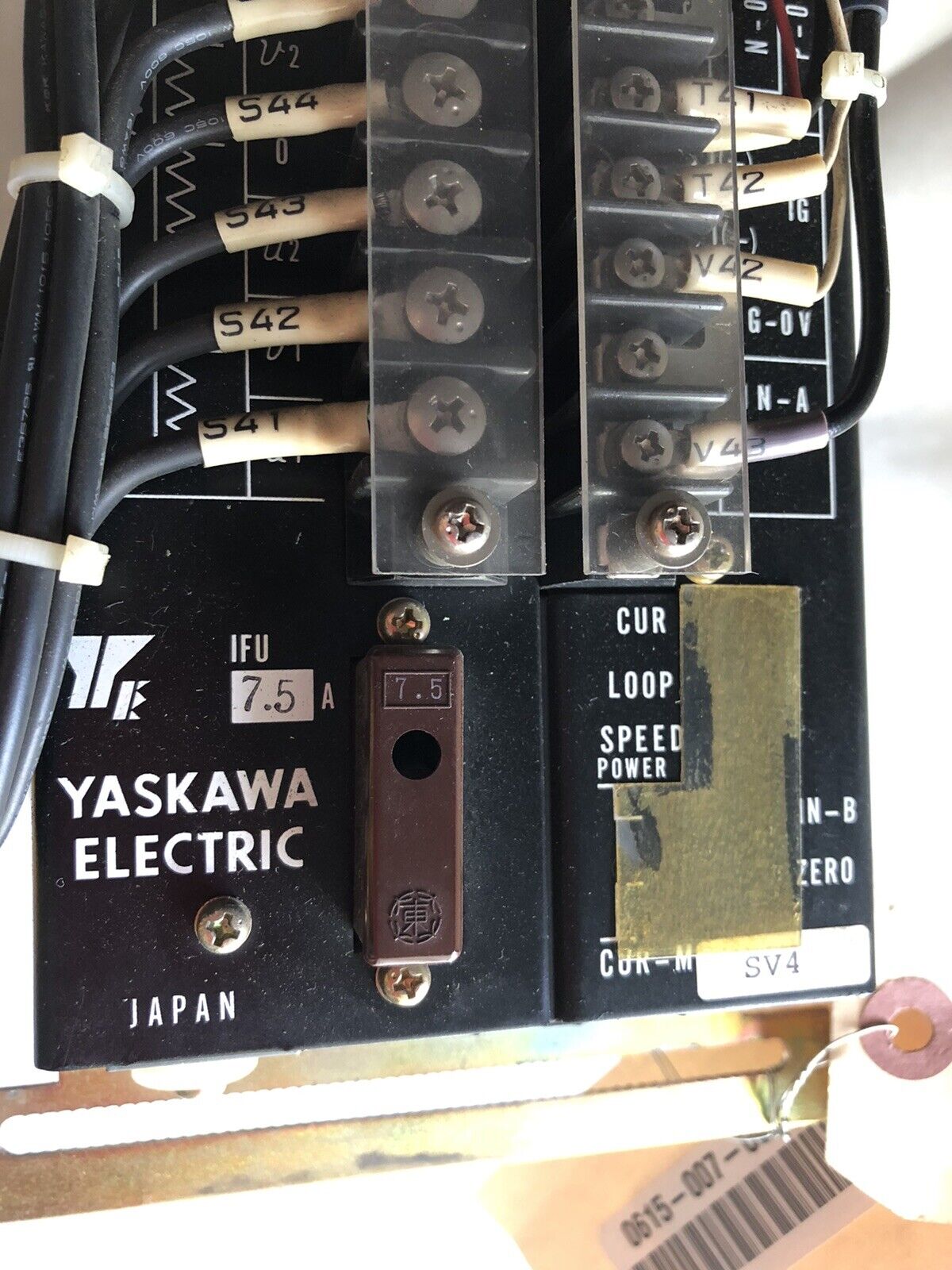 Yaskawa Cpcr-Fr01b97  R4s,Cur-M, Ifu 7.5A,Servopack,Cpcr-Fro B97,Cove-Fro1b97,Tc