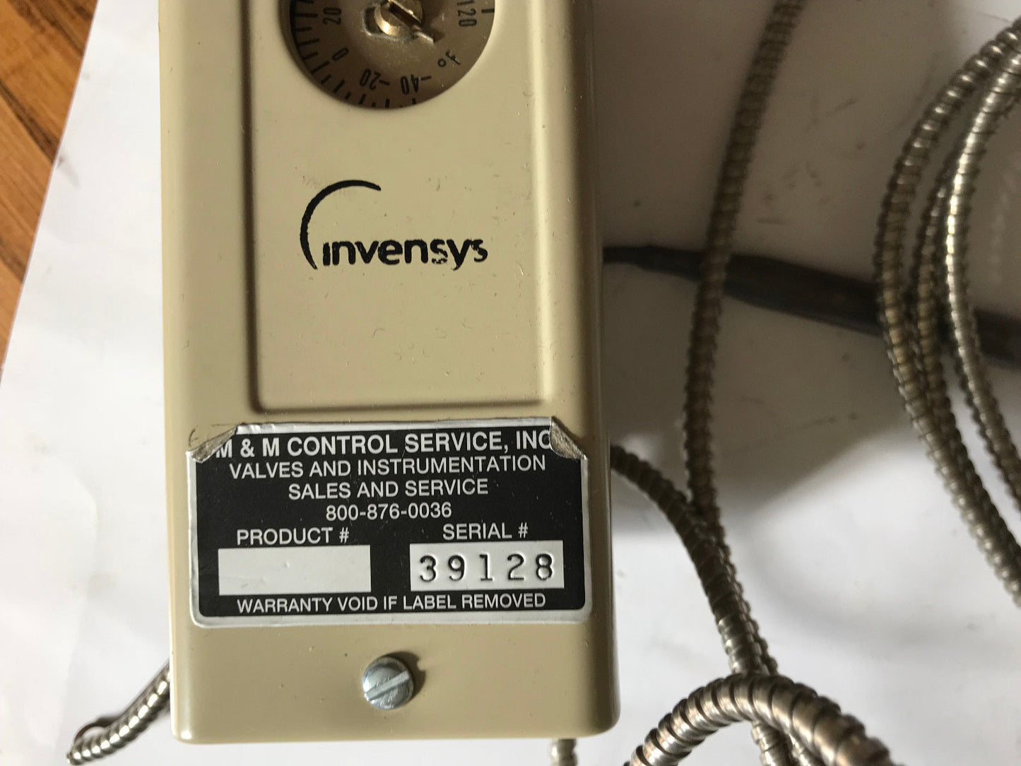 New Invensys Tc-4121 Electric Bulb Thermostat M & M Tc-4121 Control,Em