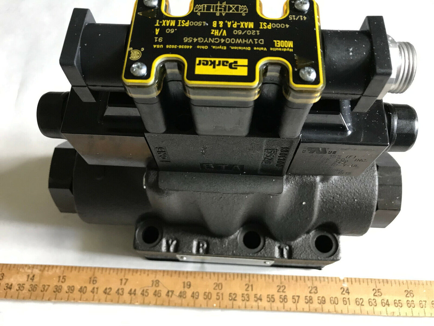 Parker D1vhw004cnyg456,D61vw004c4nyg456 Hydraulic Solenoid Valve,1801300,120V,Tf