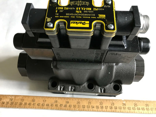 Parker D1vhw004cnyg456,D61vw004c4nyg456 Hydraulic Solenoid Valve,1801300,120V,Tf