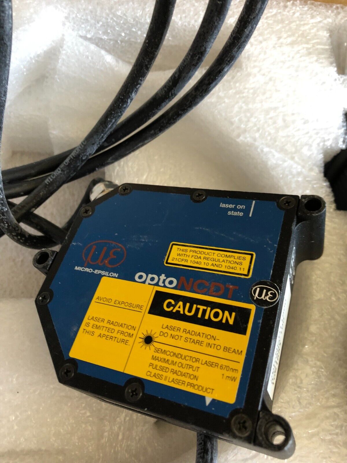 New Micro-Epsilon Ild1800-100 Laser Optical Sensor Ccd Ssytem,Optoncdt1800,Az