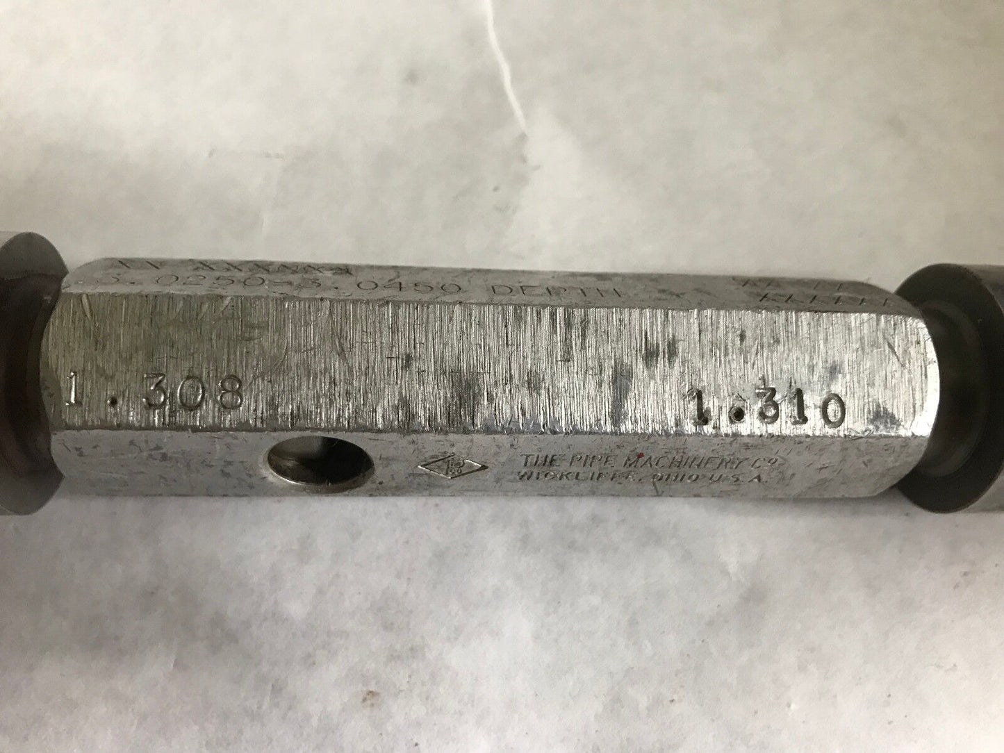 The Pipe Machinery Inspection Gage Go Not Go Plug Gage 1.308 1.310,Et