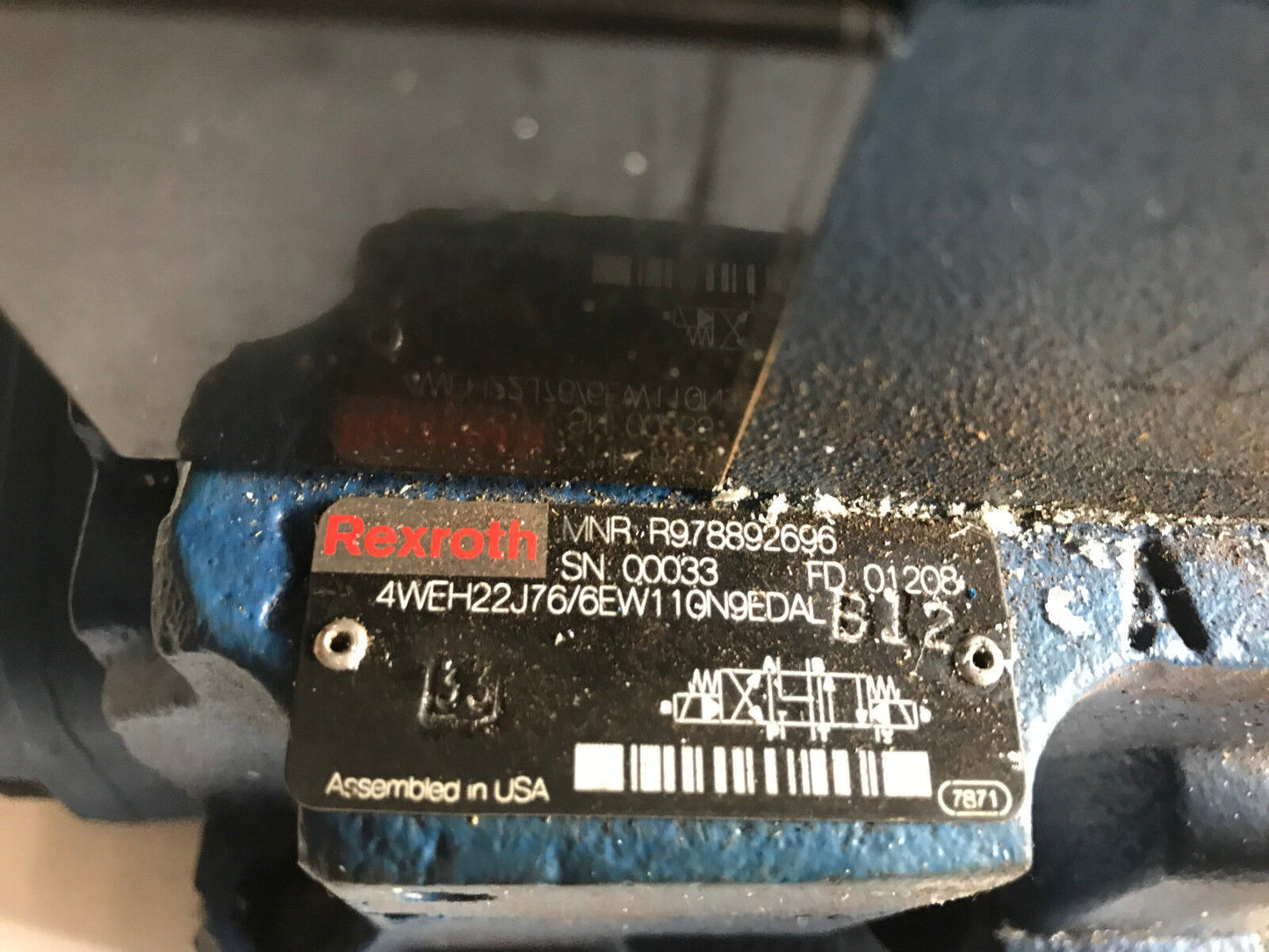 Rexroth 4Weh22j76/6Ew11gn9edal,4We6j62/Ew110n9dal Directional Hydraulic Valve,Sd