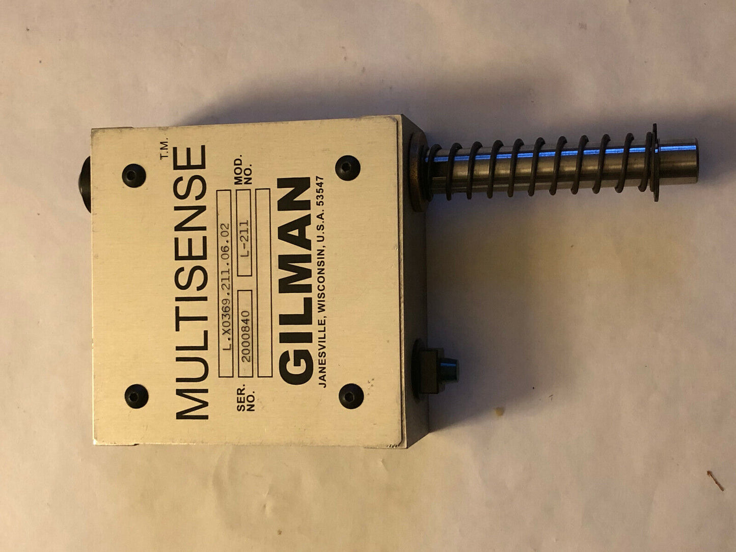 New Gilman L-X0369-211-06-02 Multisense Rh Sensor,Limit Switch,L-211,251 0369,Fc