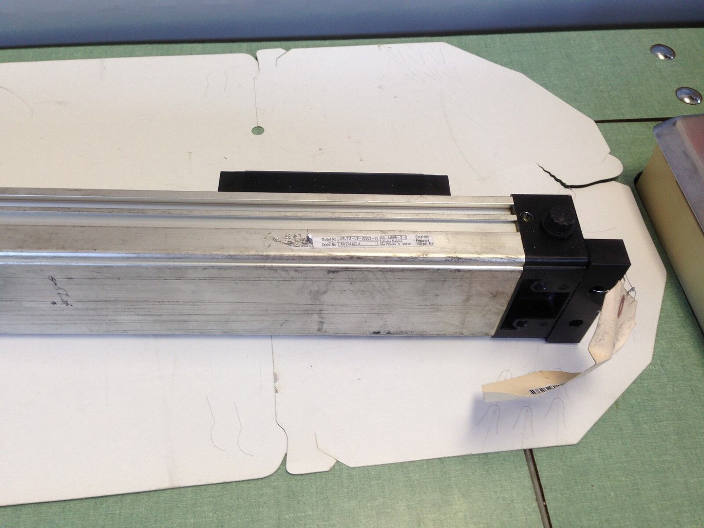 New Miller Srl2m-Lb-0050B-26.380-M0h5-2-0 Rodless Pneumatic Cylinder,2"-Bore,Tf