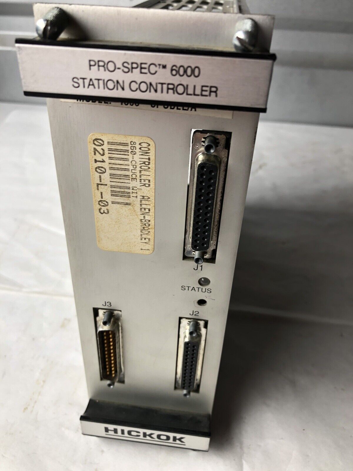 Hickok 1860-Cpubel/A,60Cpubel/A Pro-Spec 6000 Station Controller,0210-L-03R,Se