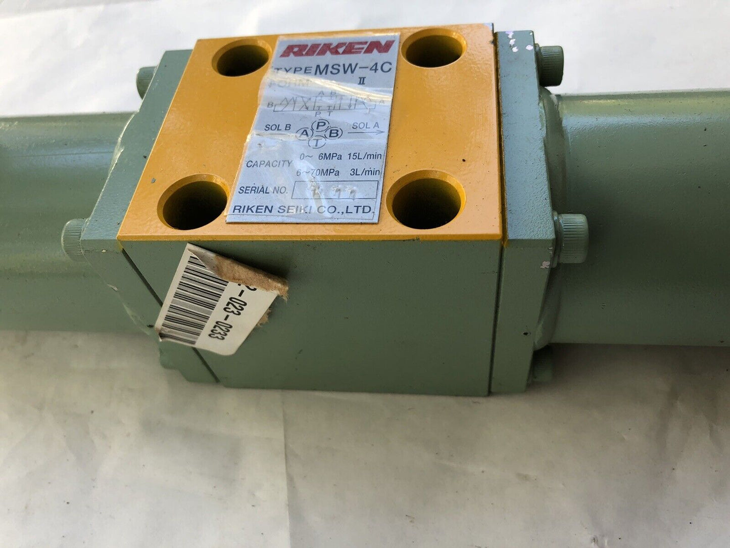 New Riken Seiki Msw-4C Solenoid Valve Ac100v,Tg